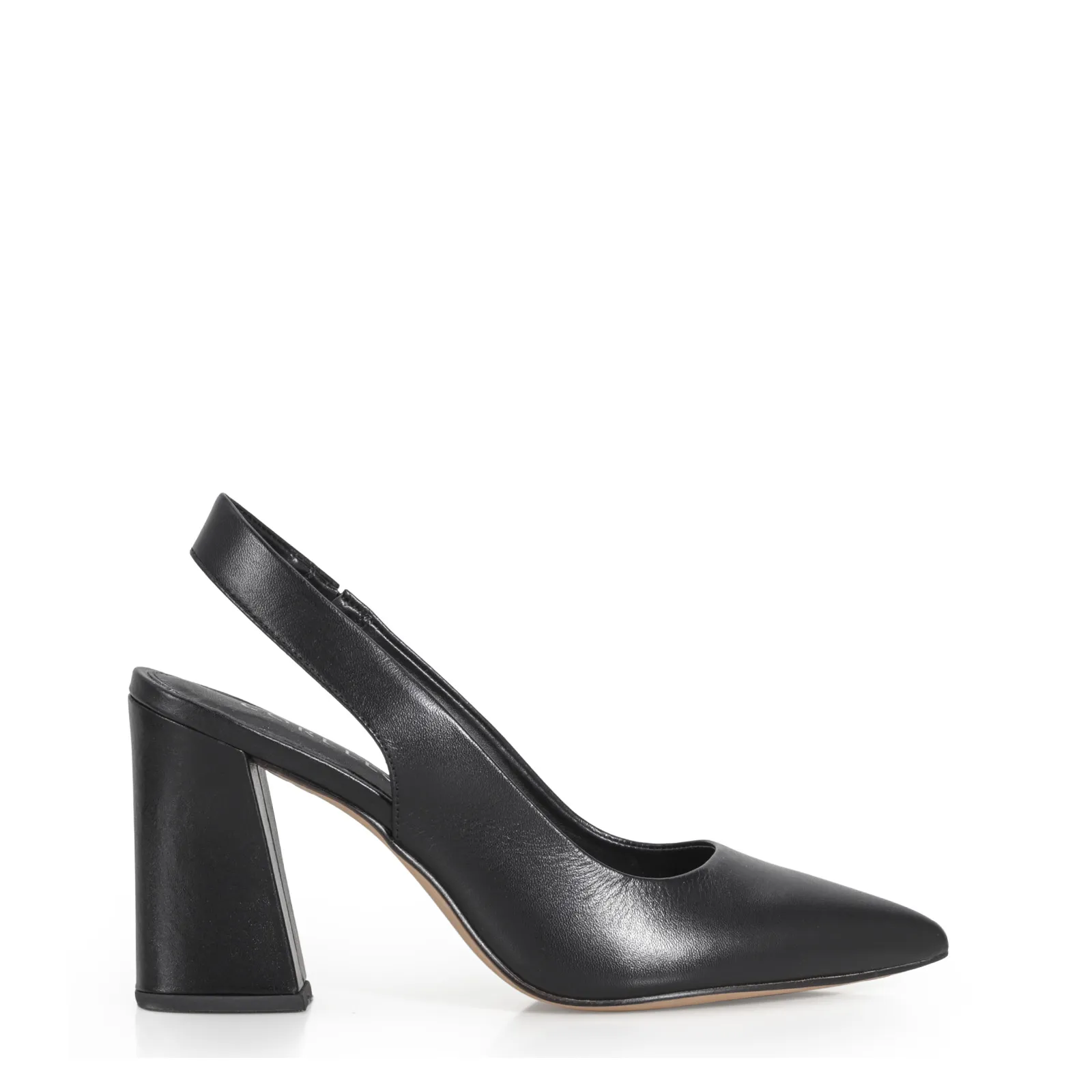 Scarpin Couro Preto
