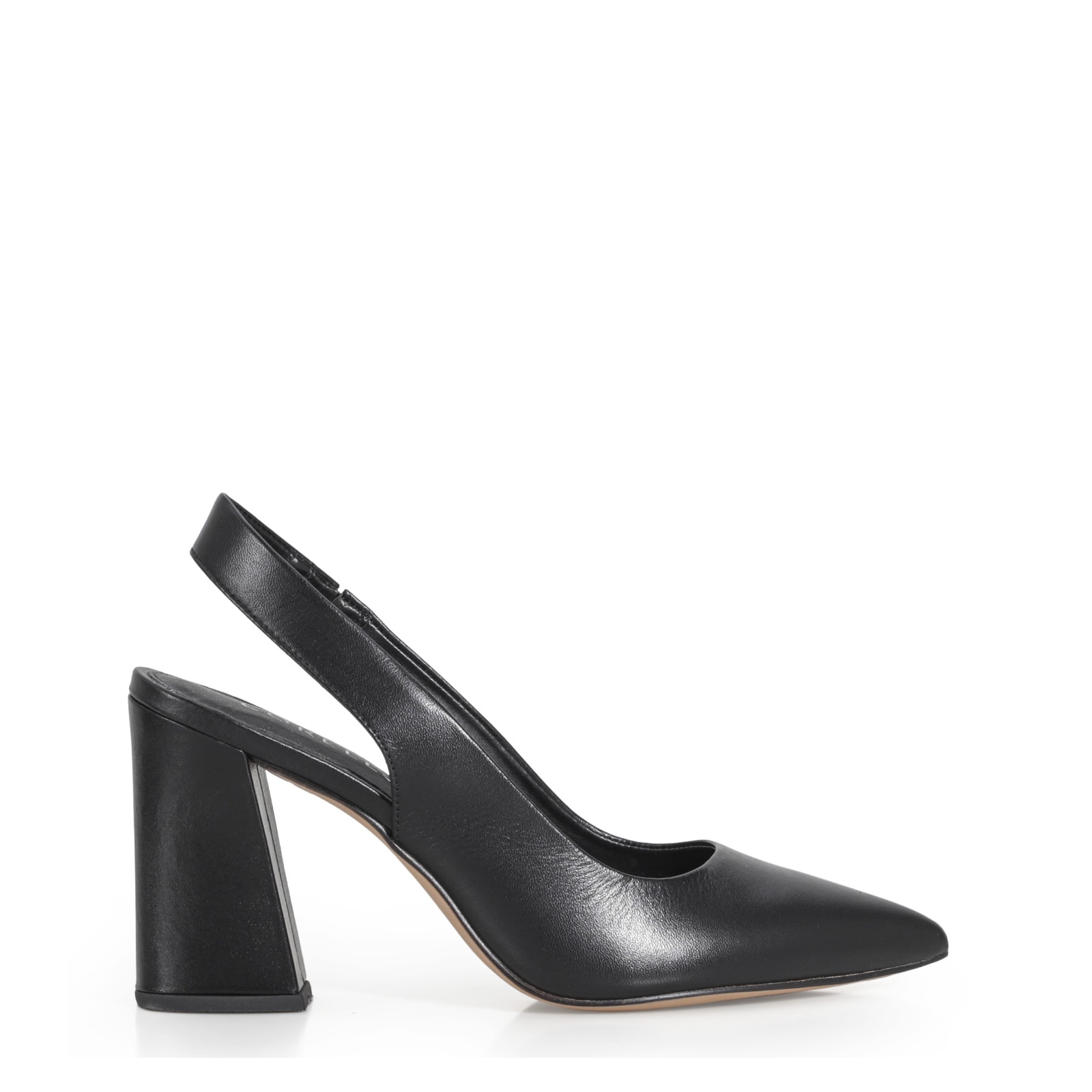 Scarpin Couro Preto