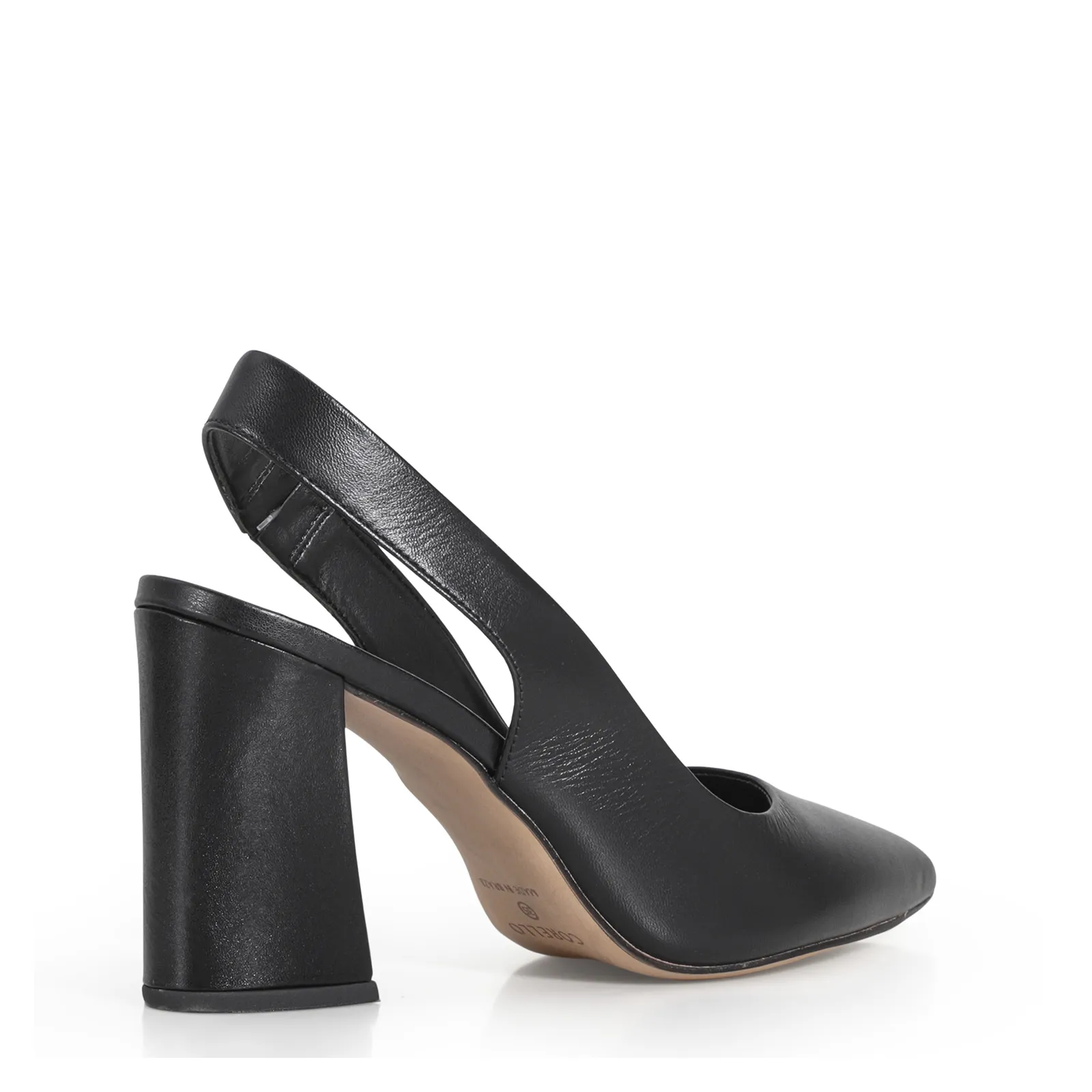 Scarpin Couro Preto