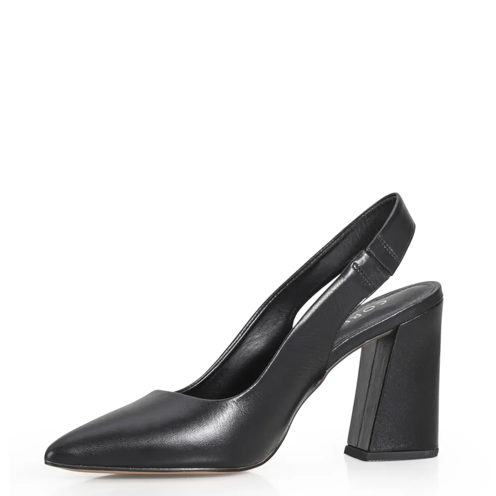 Scarpin Couro Preto - imagem 5