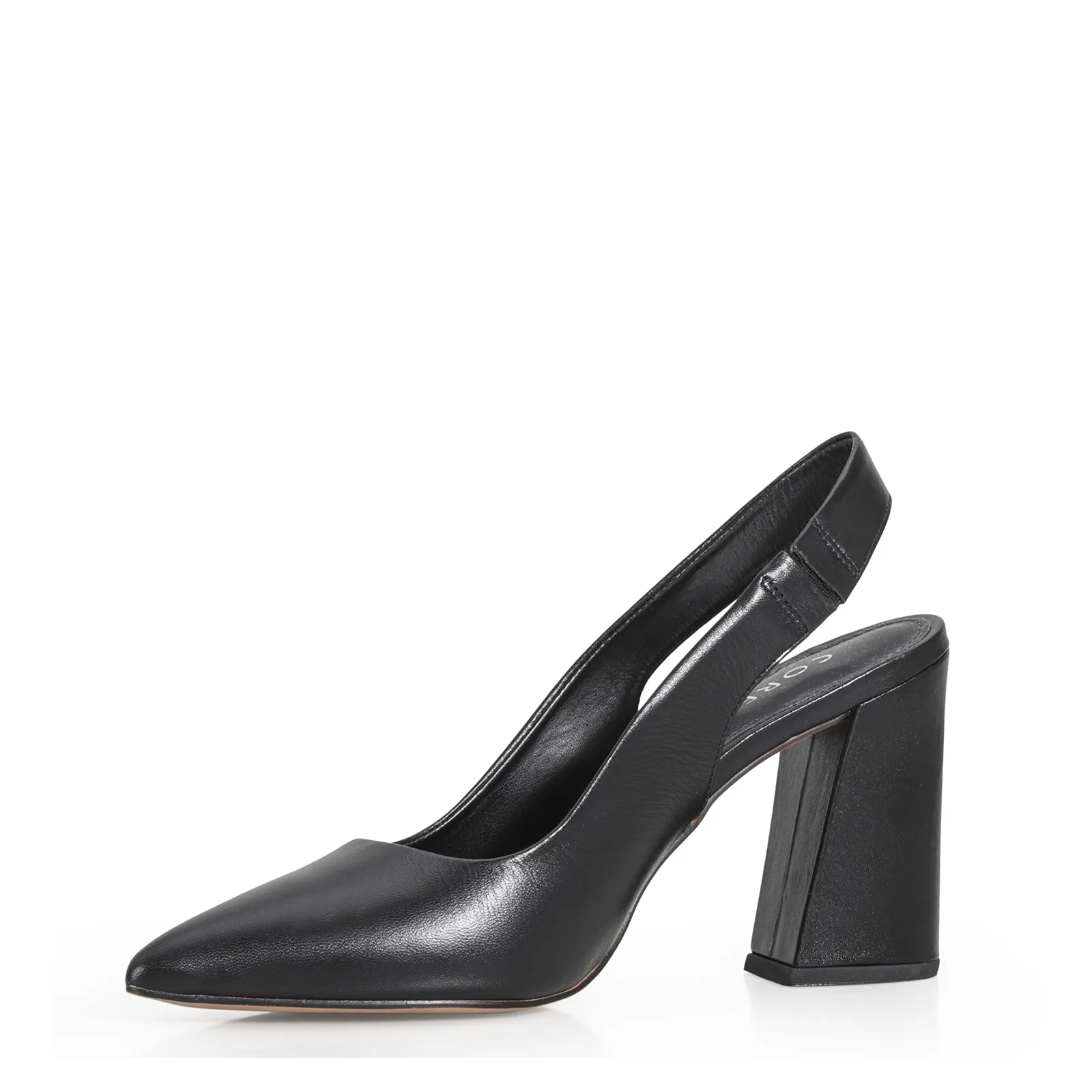 Scarpin Couro Preto