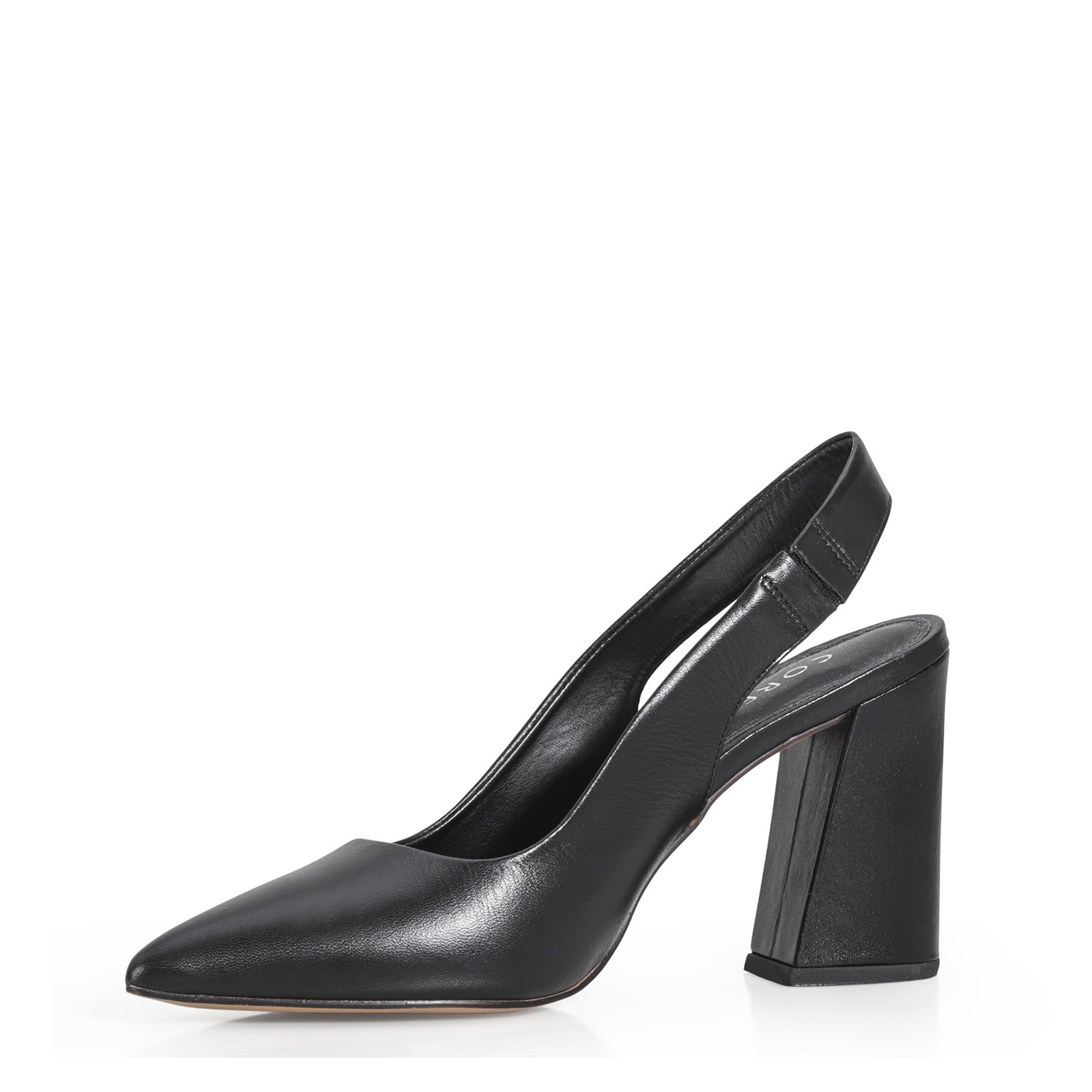 Scarpin Couro Preto