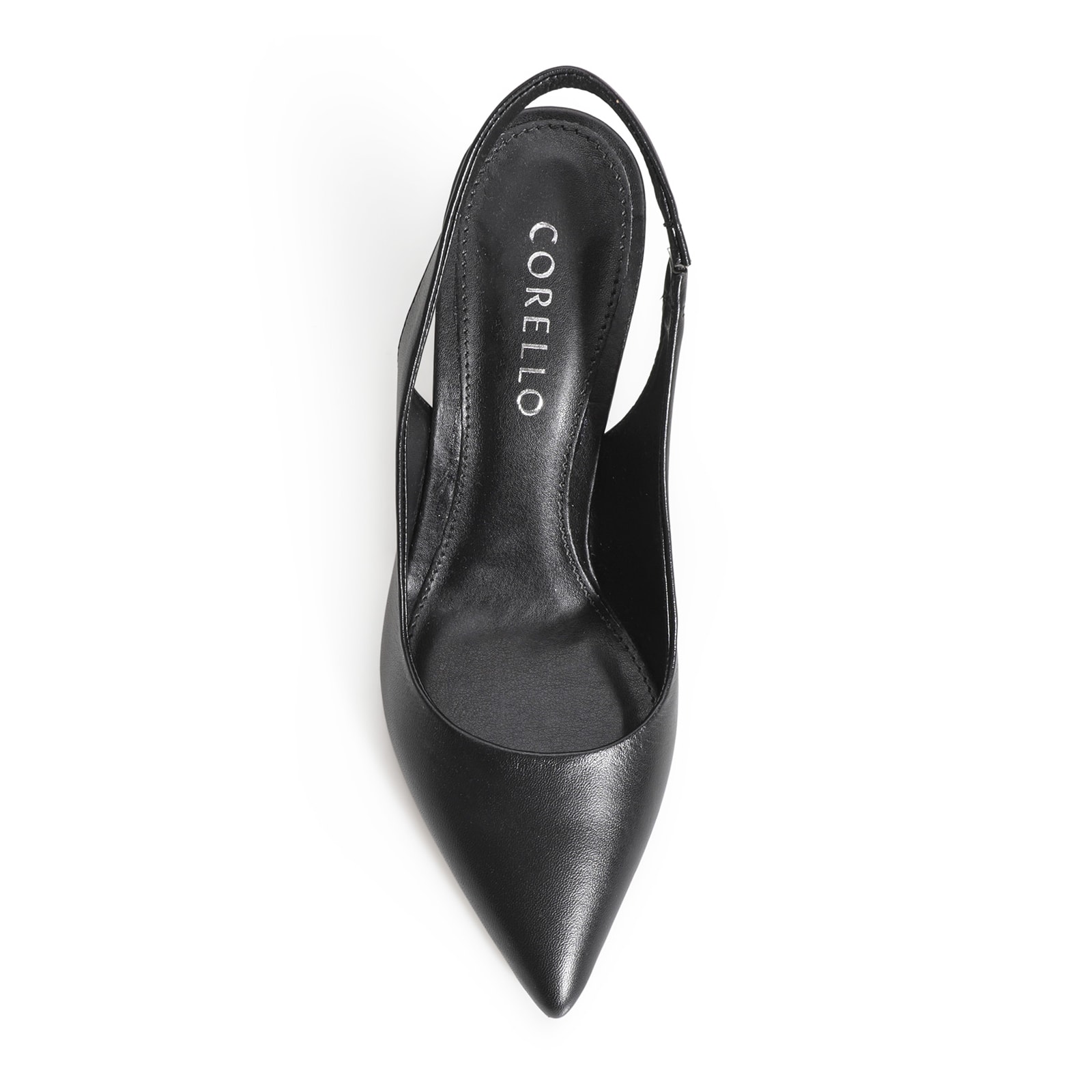 Scarpin Couro Preto