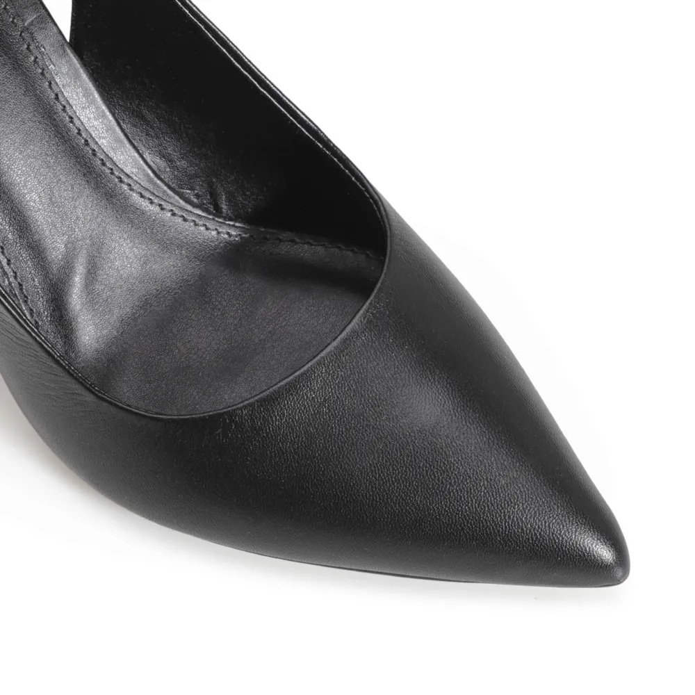 Scarpin Couro Preto - imagem 7