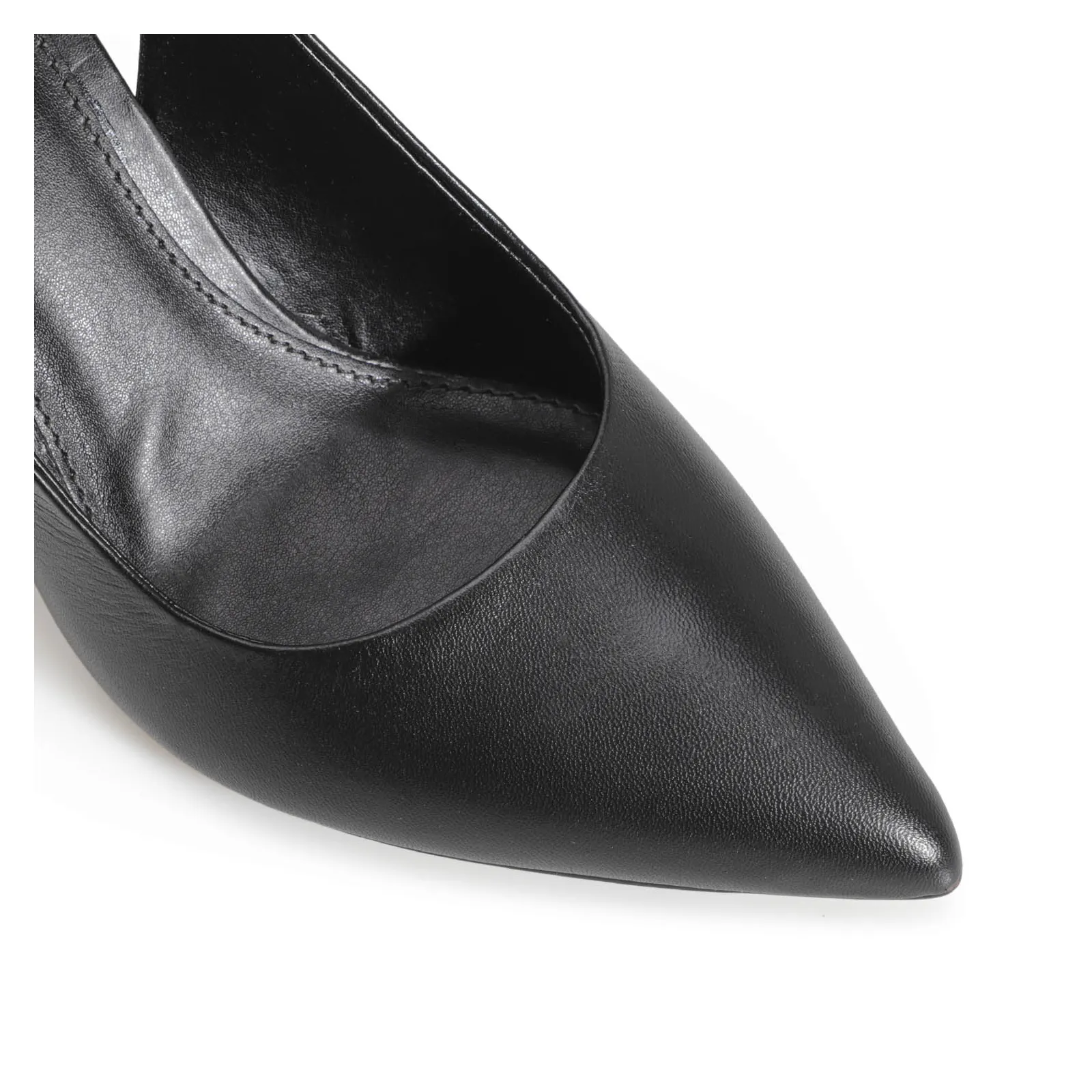 Scarpin Couro Preto