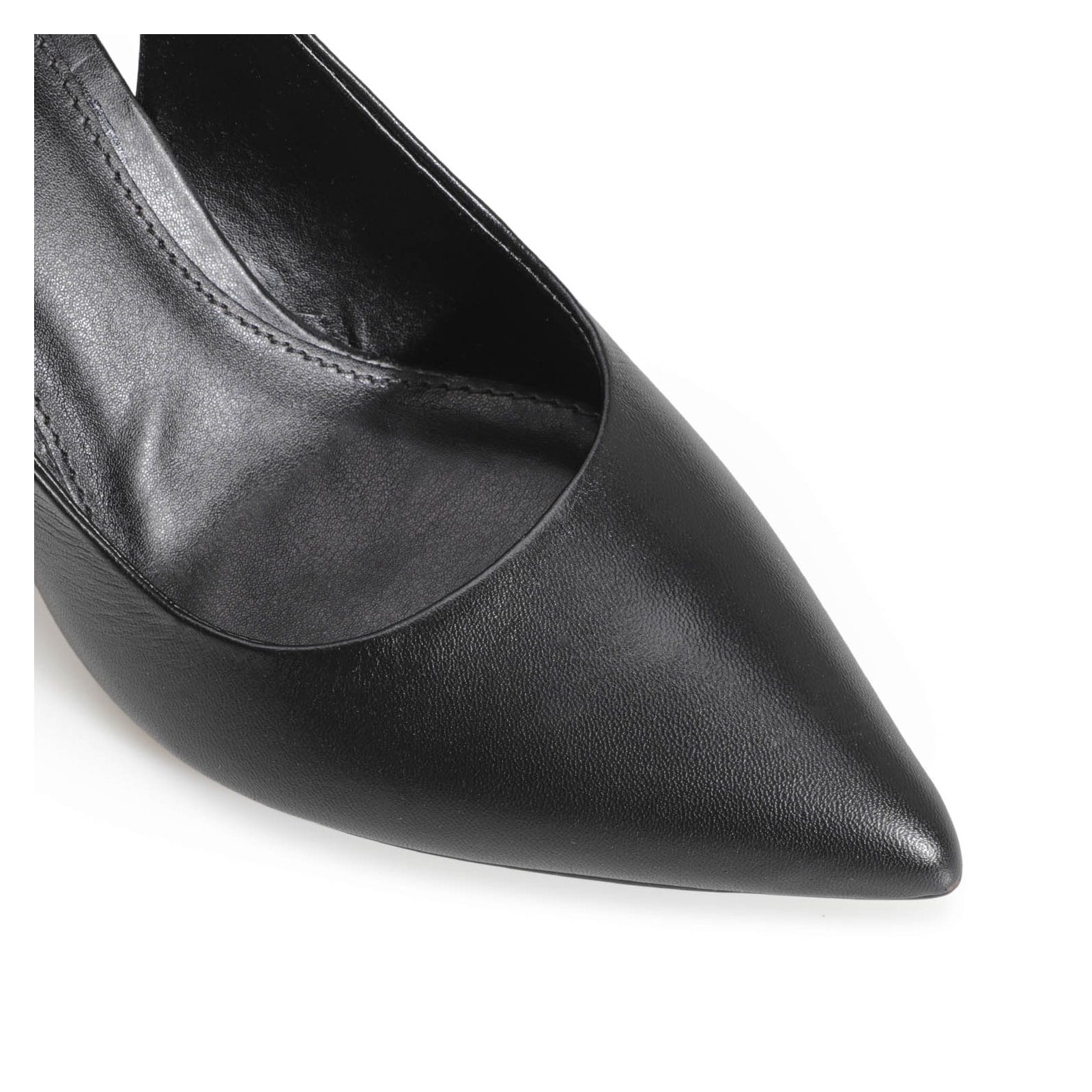 Scarpin Couro Preto