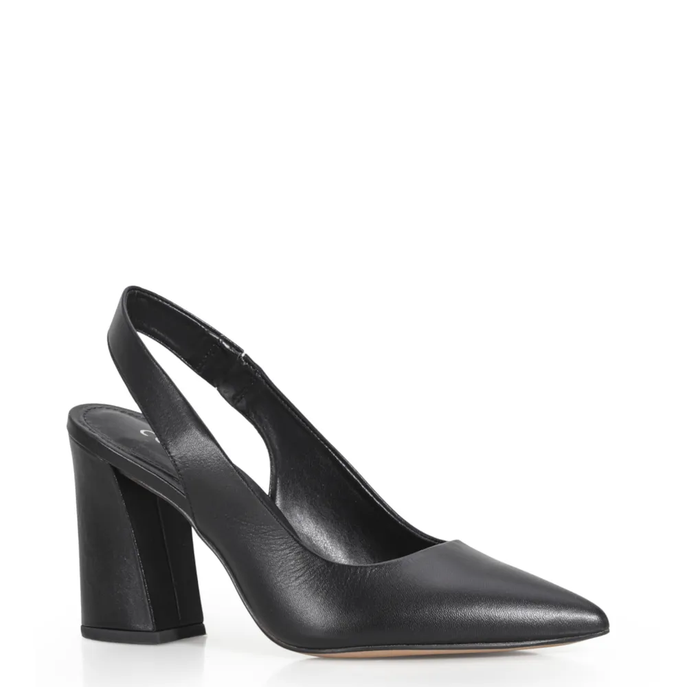 Scarpin Couro Preto