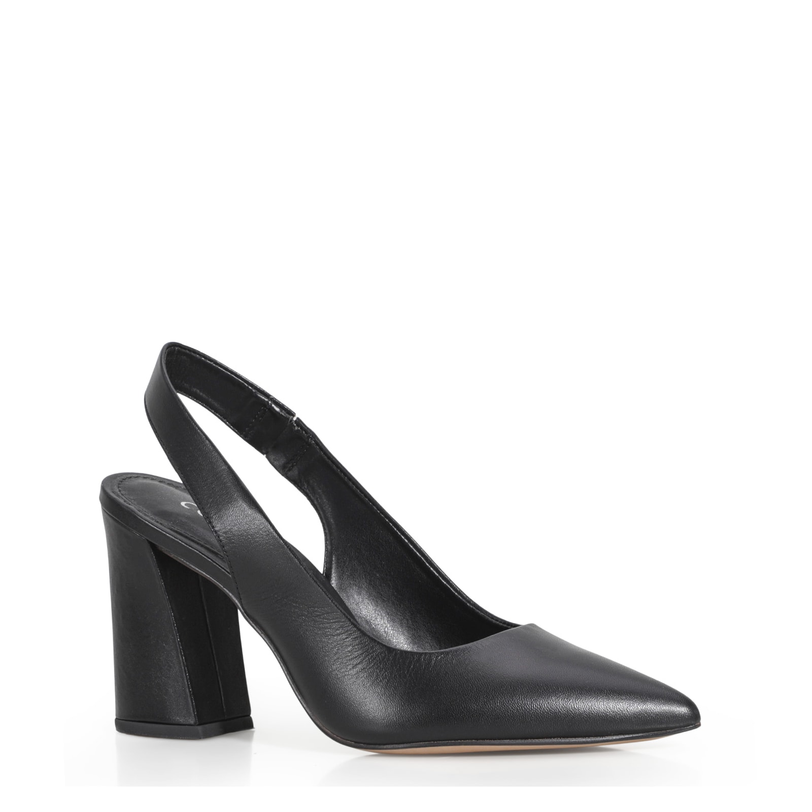 Scarpin Couro Preto