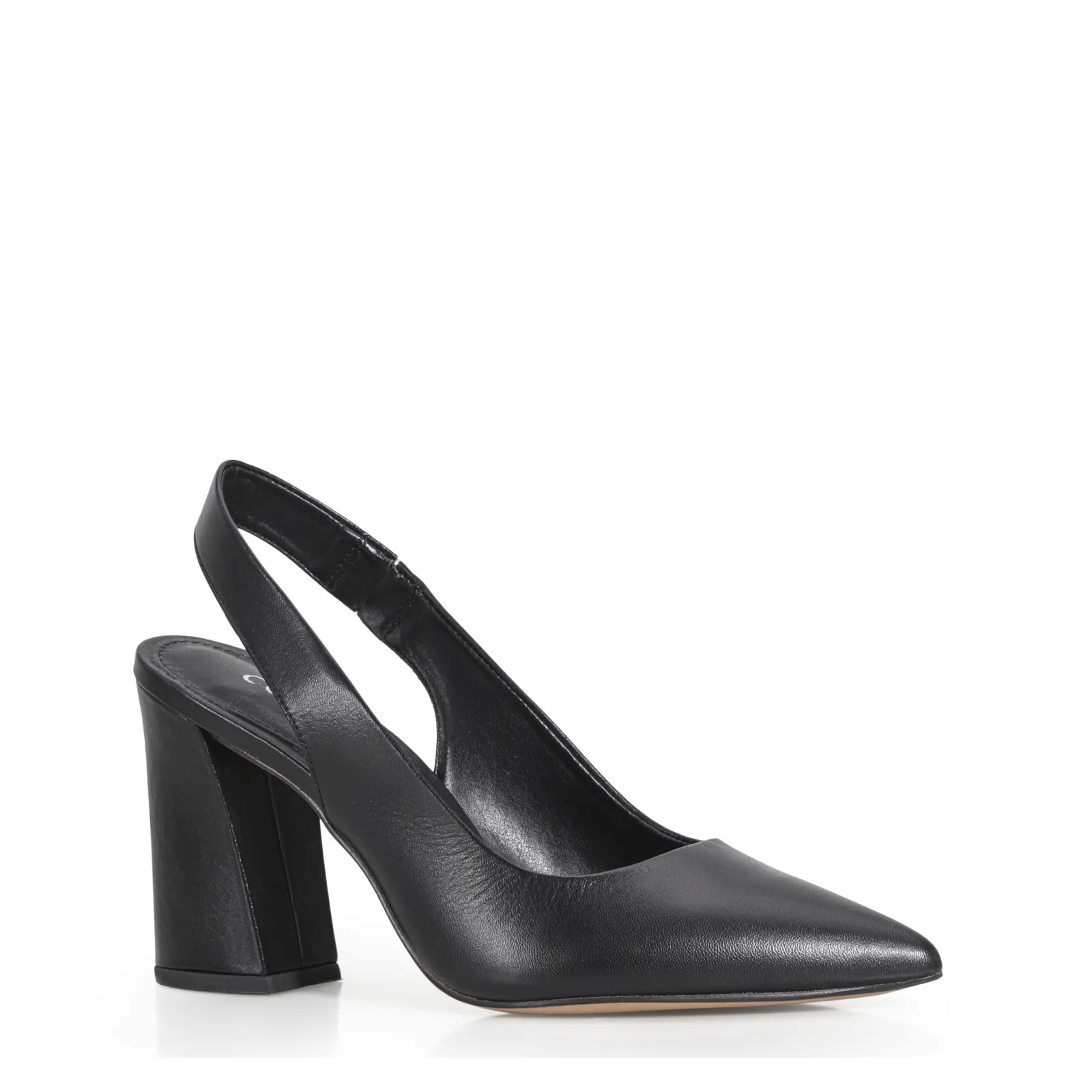 Scarpin Couro Preto