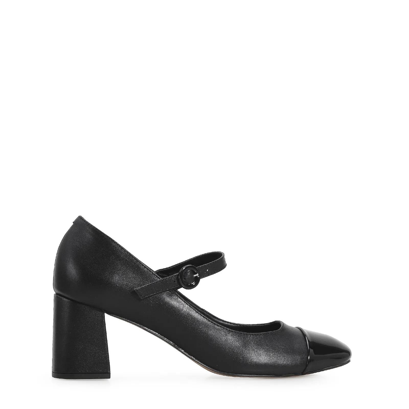 Scarpin Couro Preto
