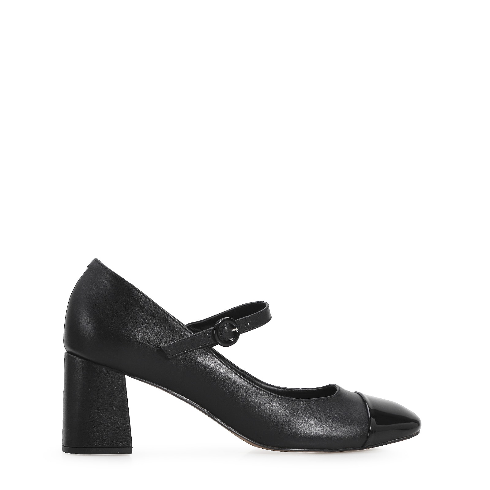Scarpin Couro Preto