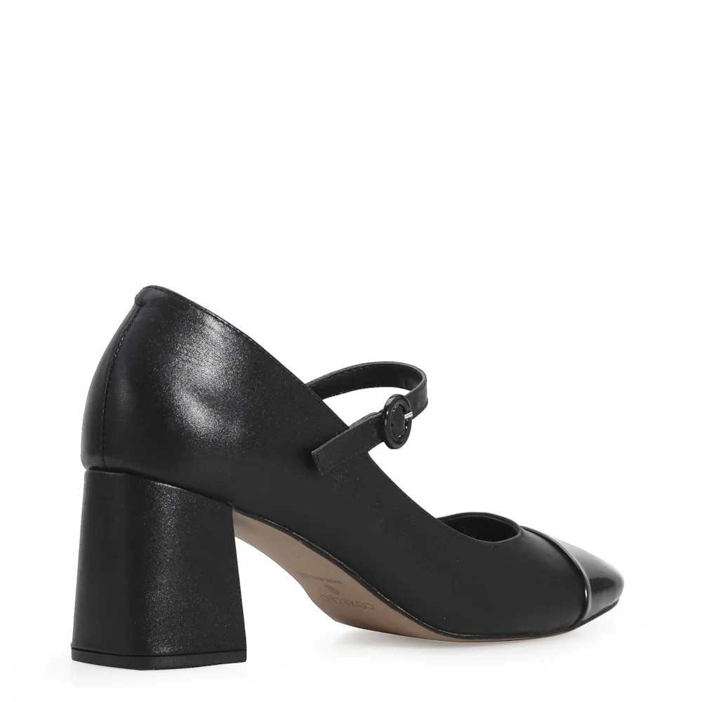 Scarpin Couro Preto - imagem 4