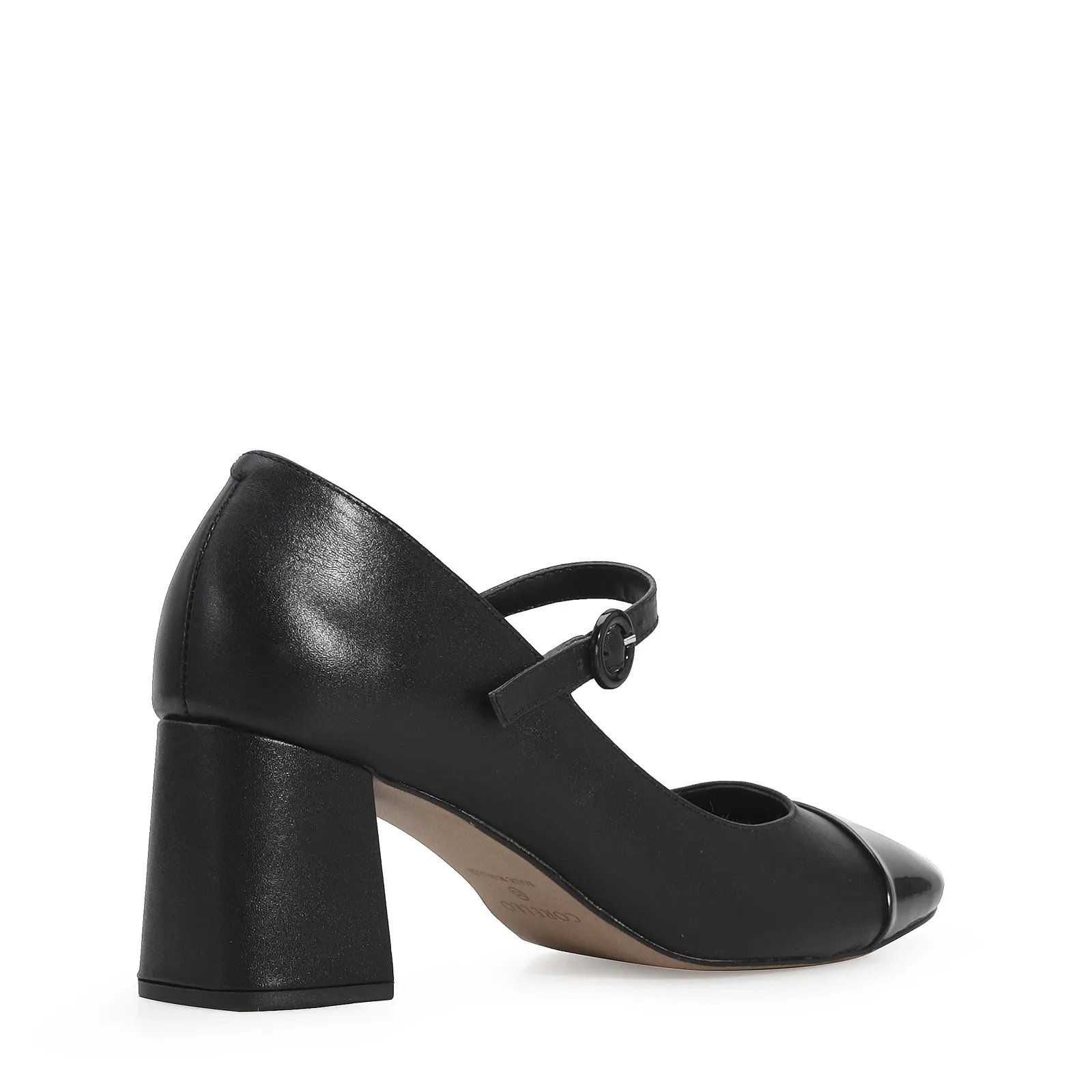 Scarpin Couro Preto