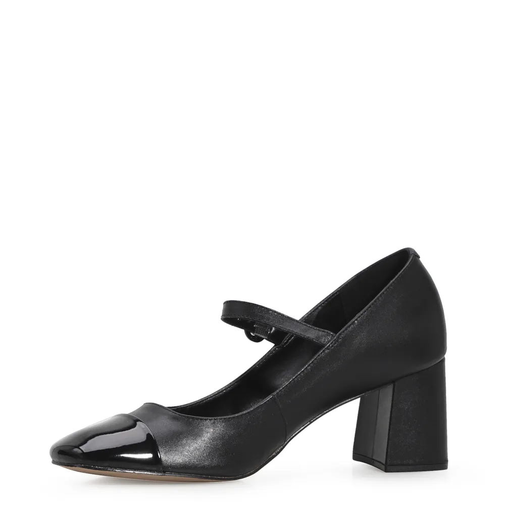 Scarpin Couro Preto - imagem 5