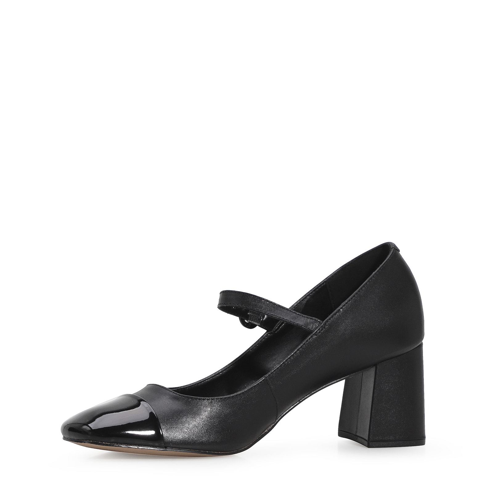 Scarpin Couro Preto
