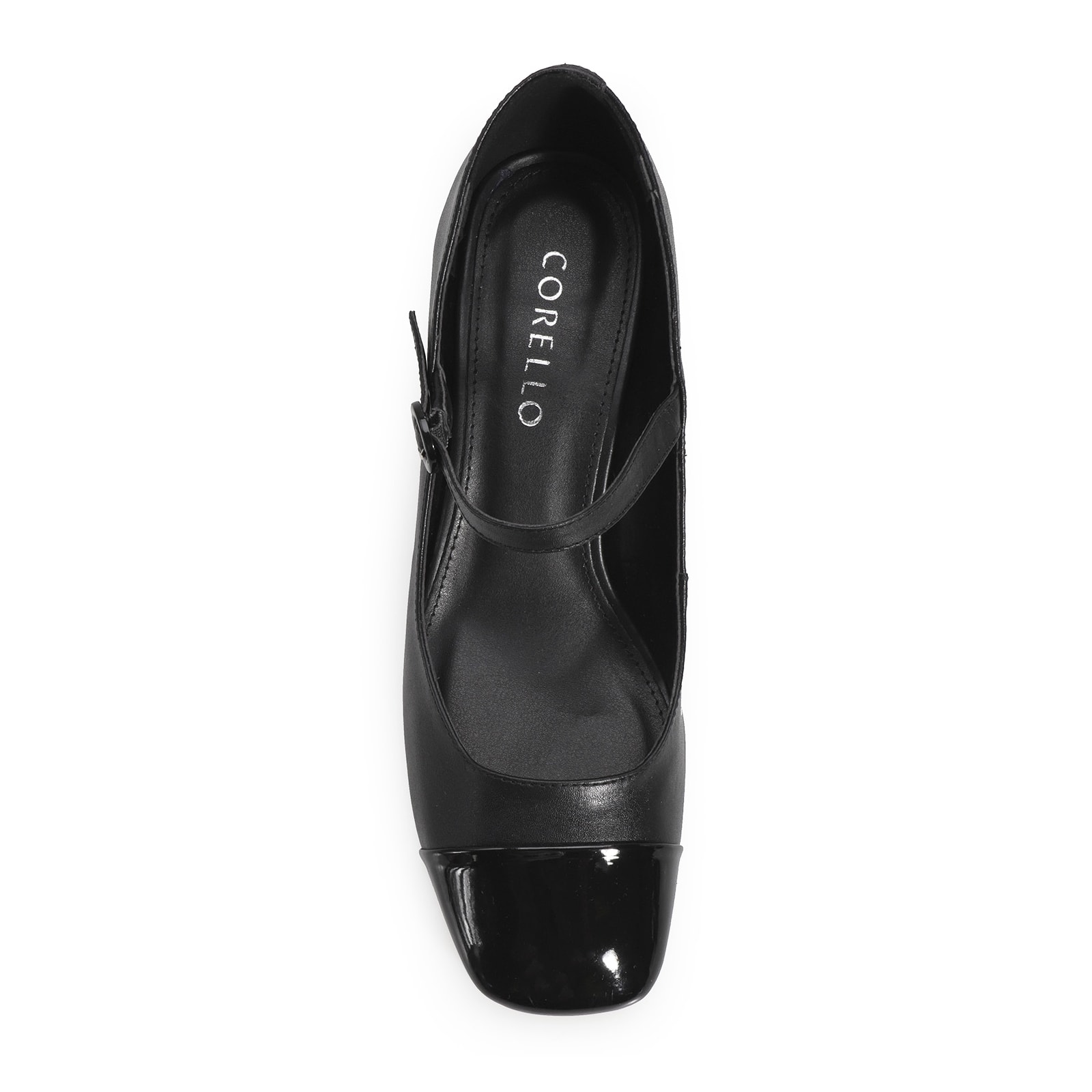 Scarpin Couro Preto