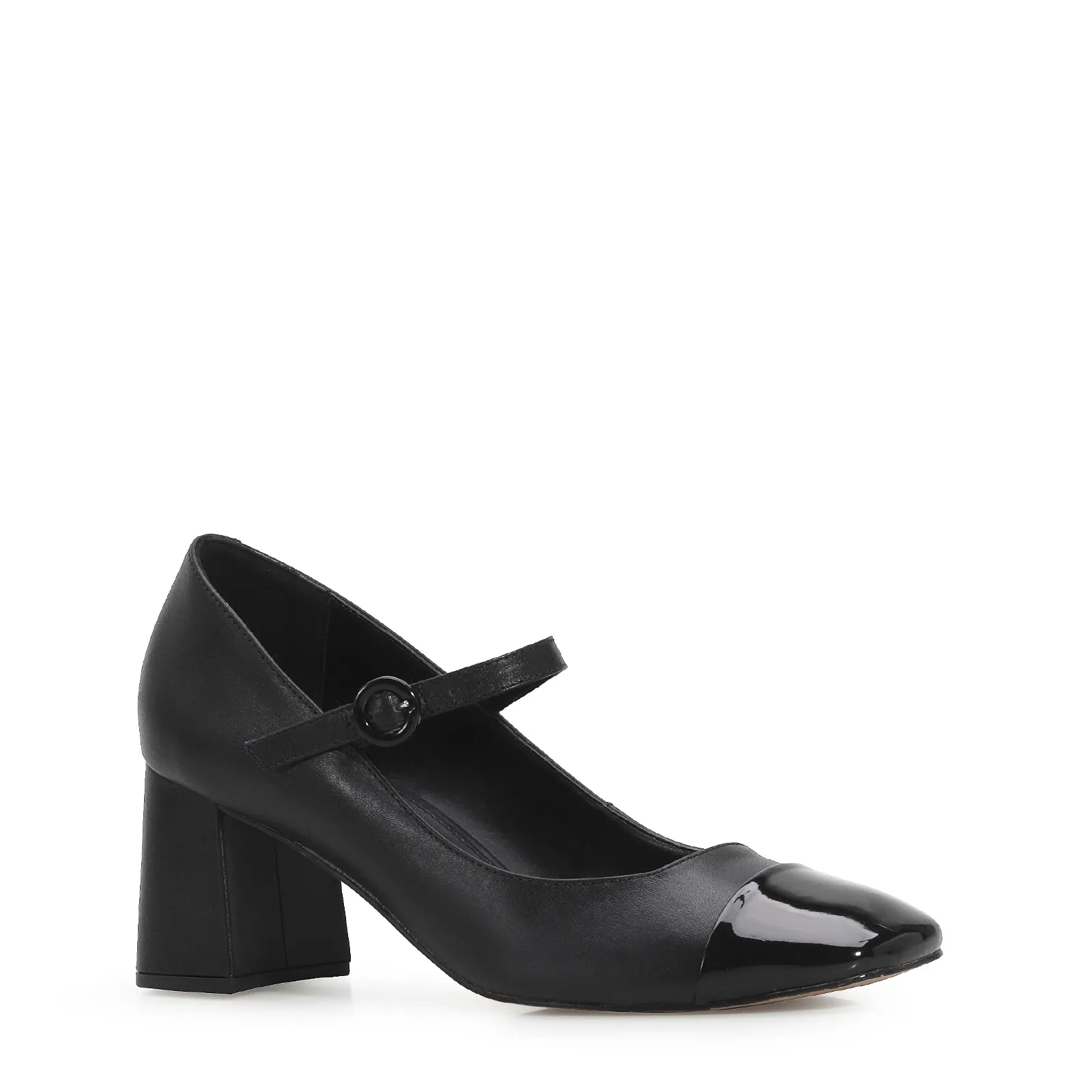 Scarpin Couro Preto