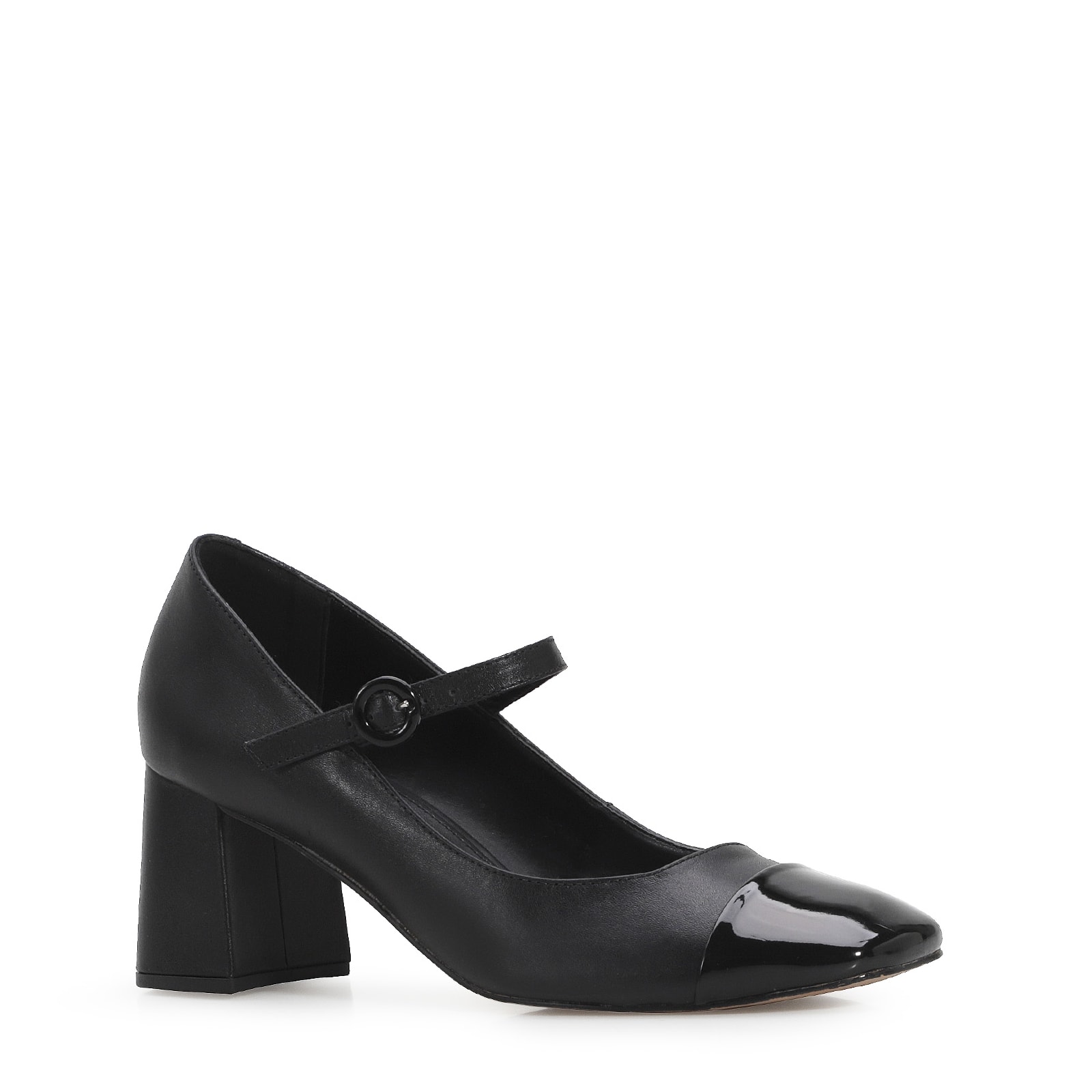 Scarpin Couro Preto