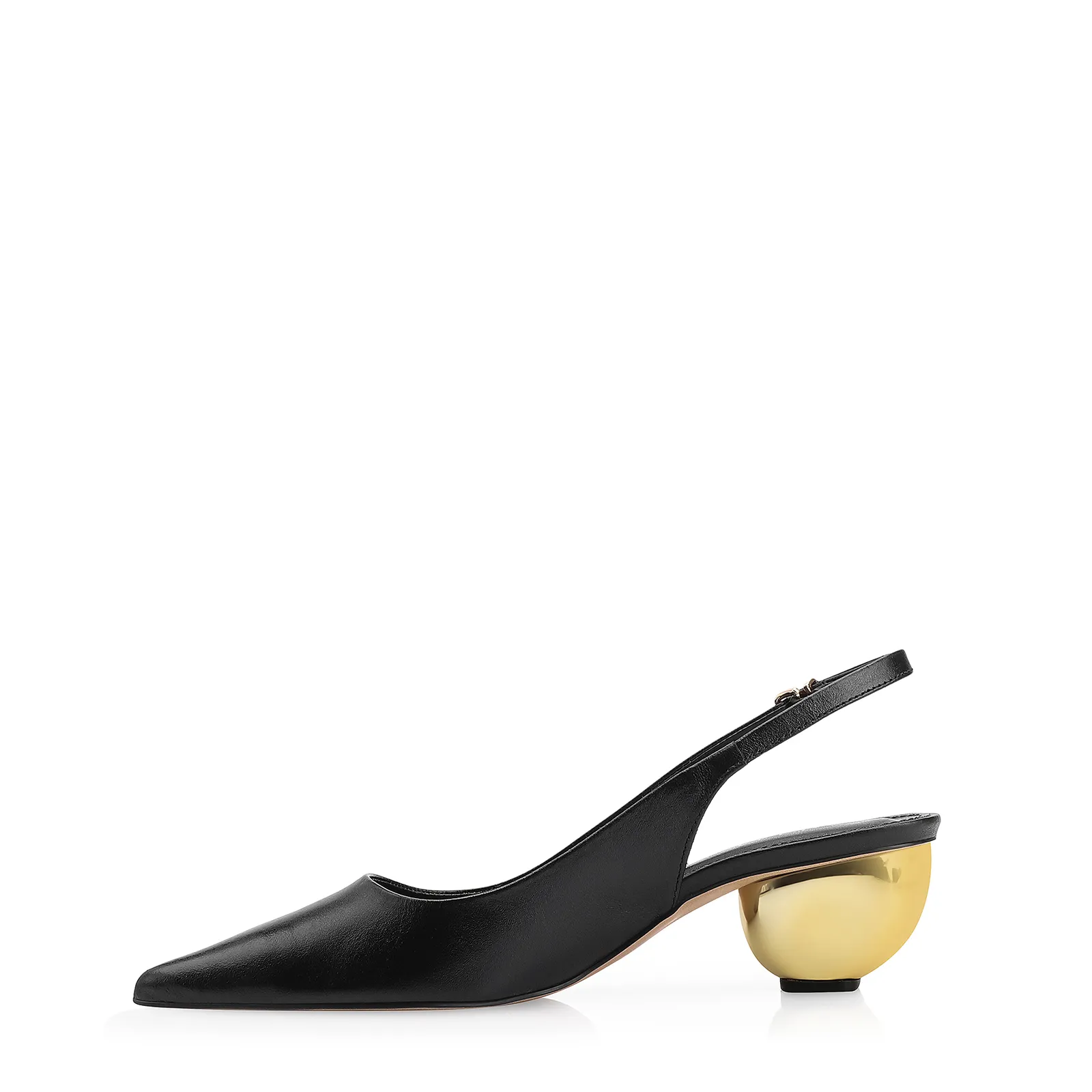 Scarpin Couro Preto