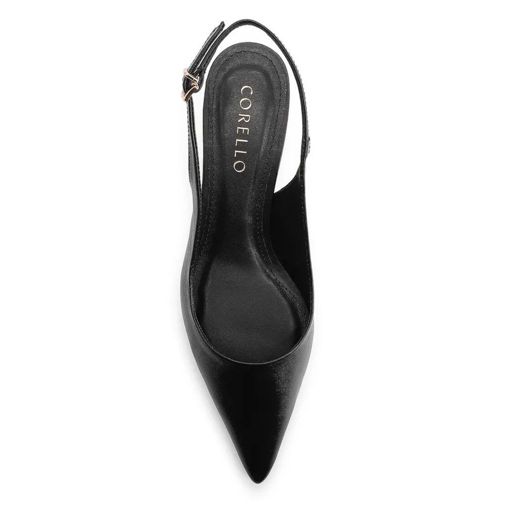 Scarpin Couro Preto - imagem 5