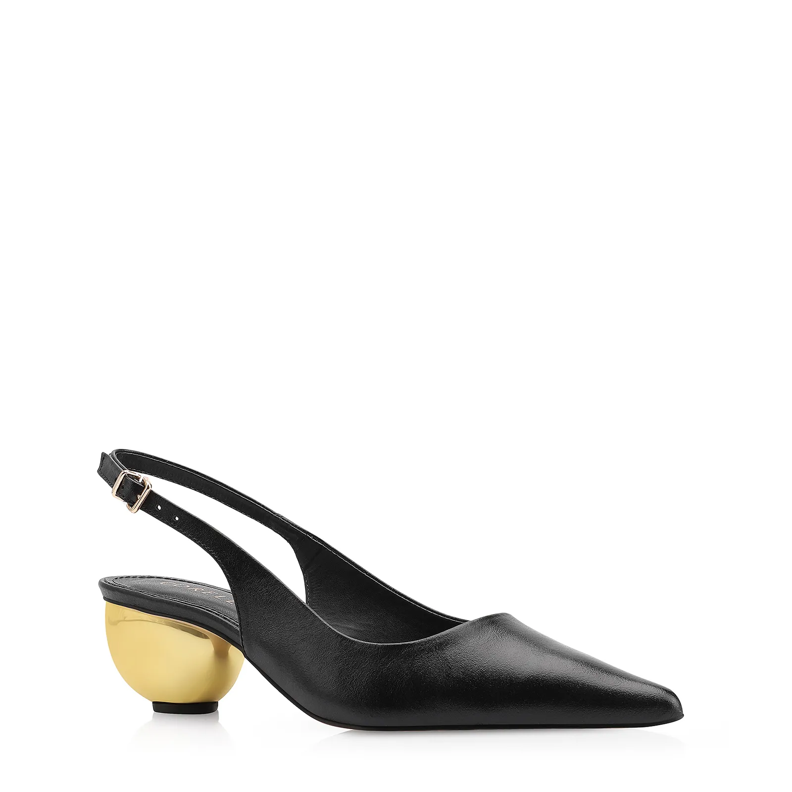 Scarpin Couro Preto