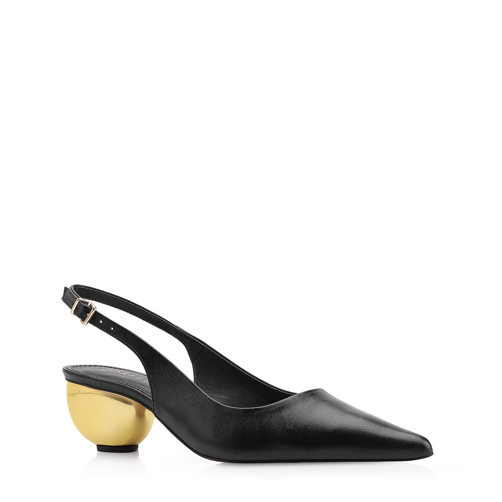 Scarpin Couro Preto