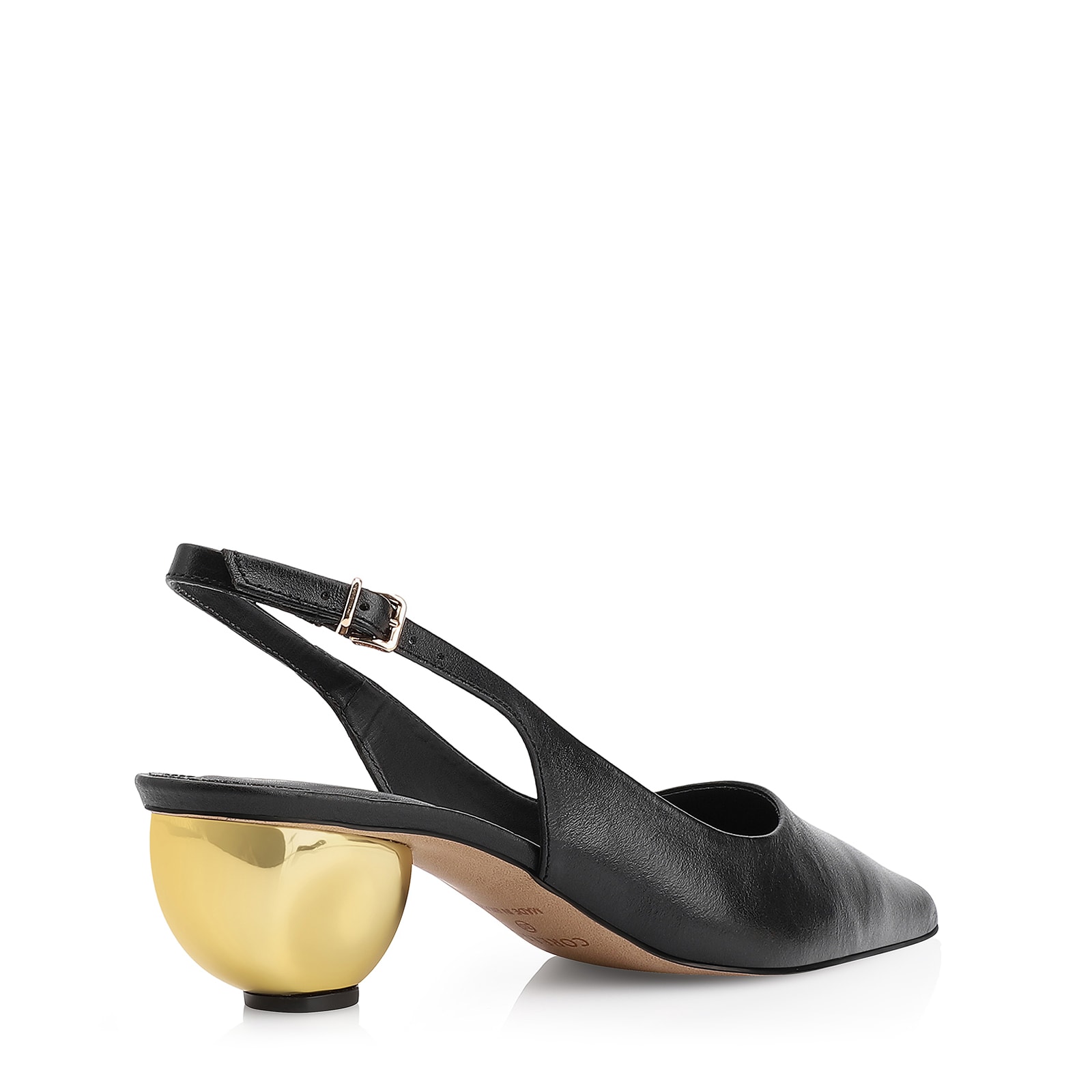 Scarpin Couro Preto