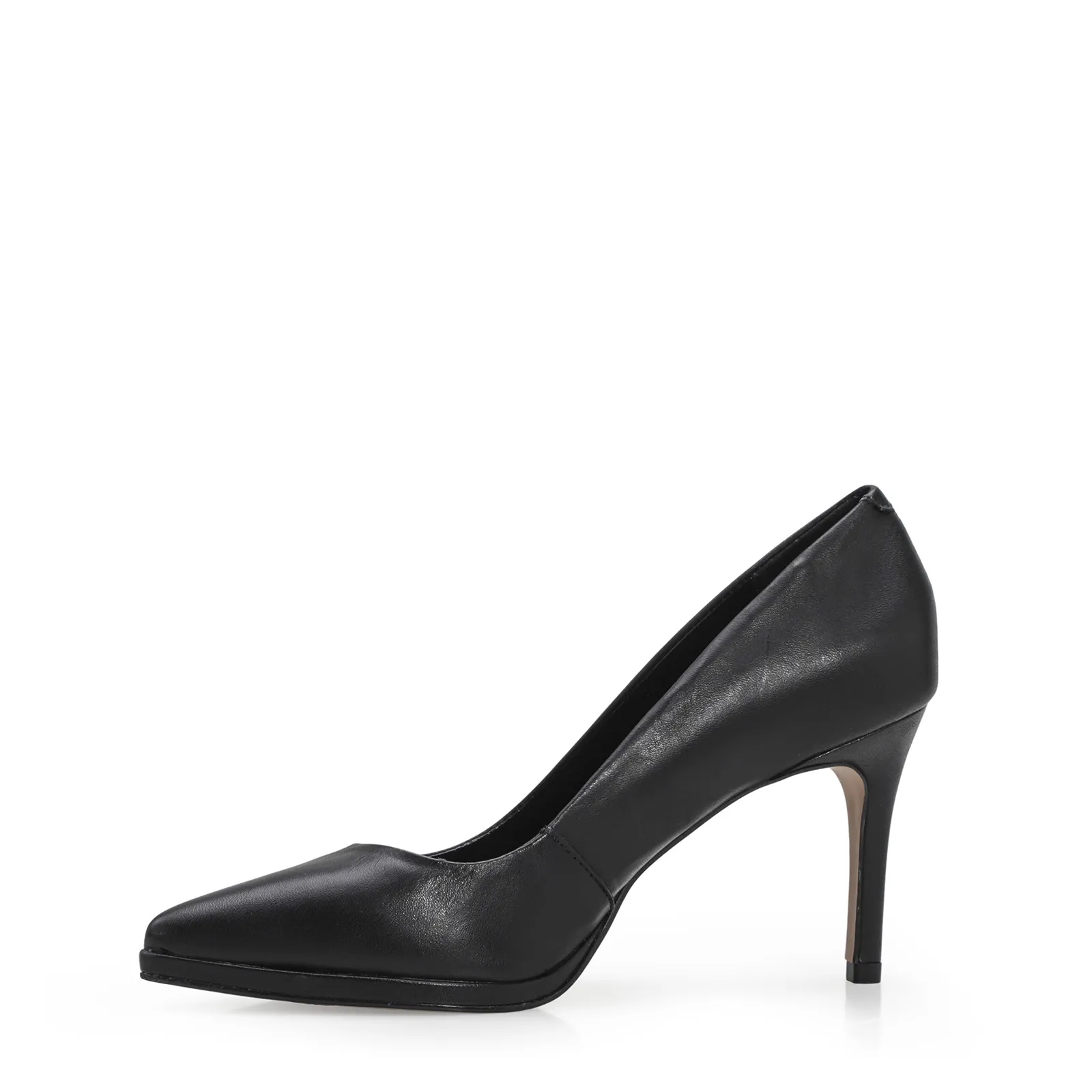 Scarpin Couro Preto