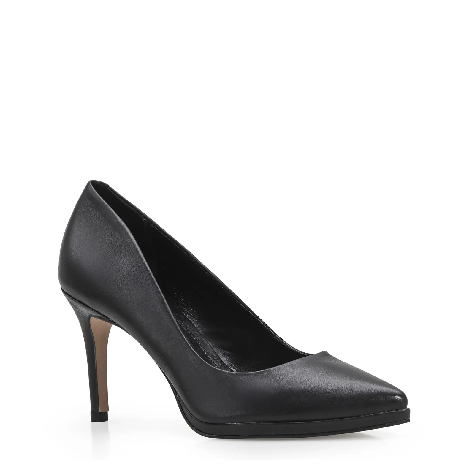 Scarpin Couro Preto