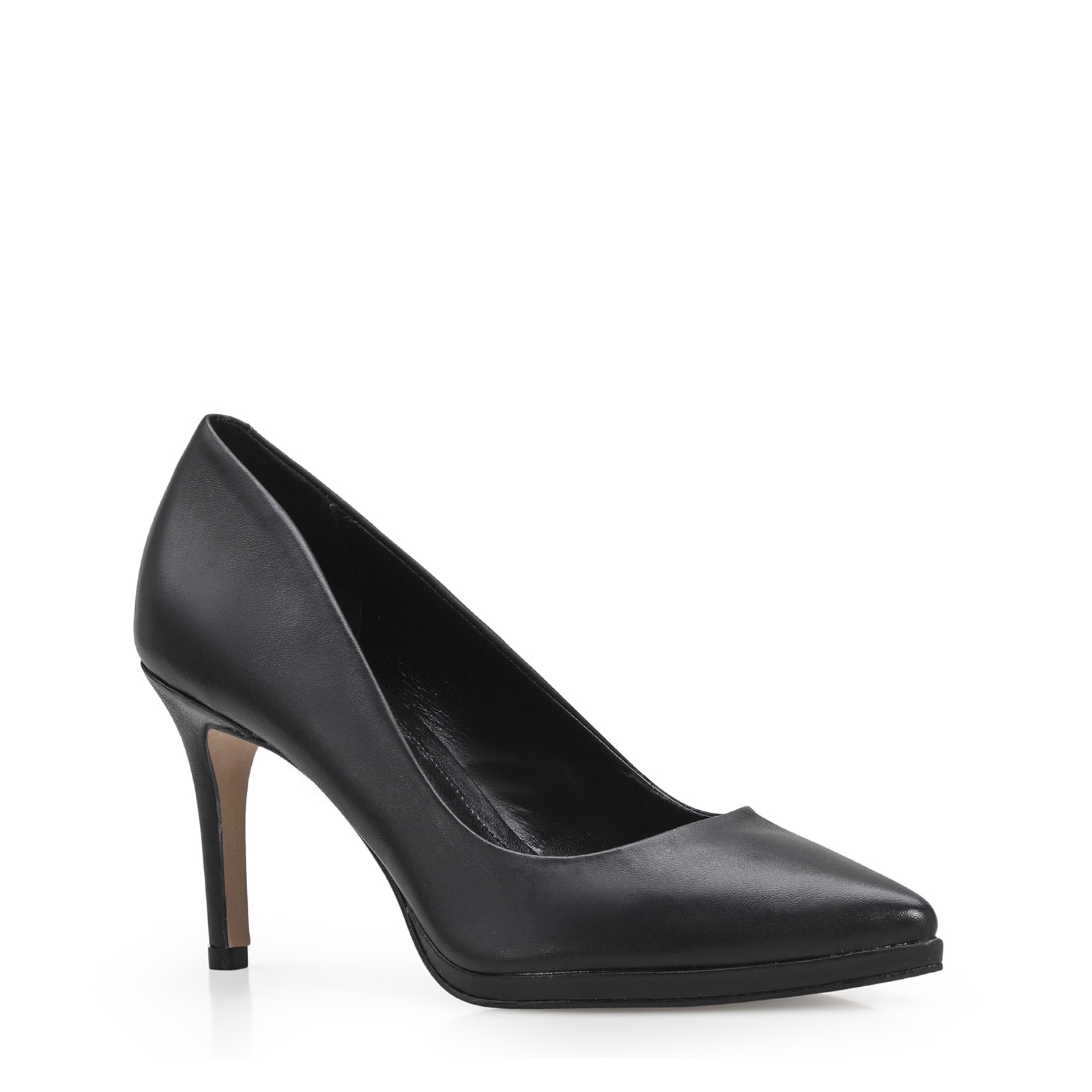 Scarpin Couro Preto