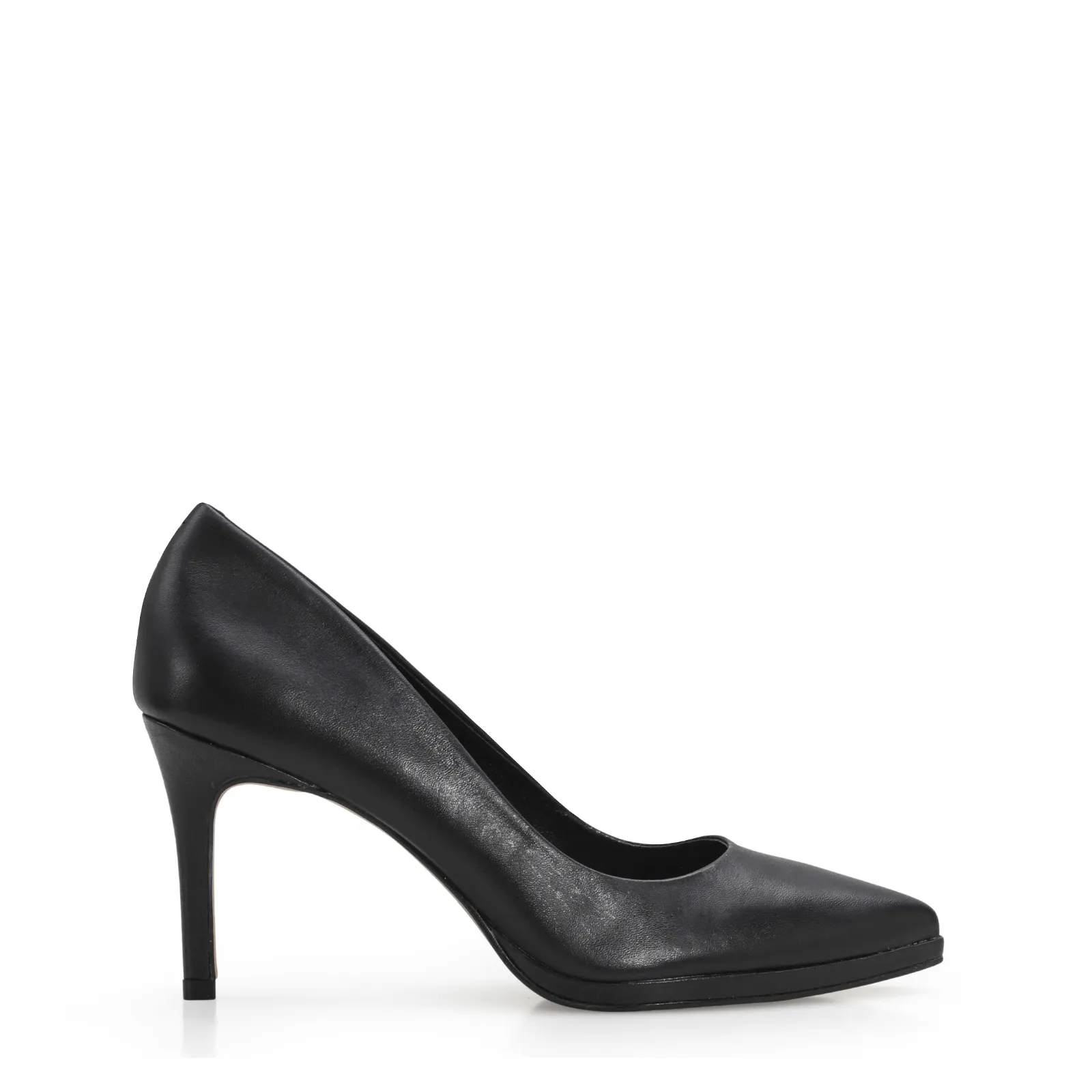 Scarpin Couro Preto