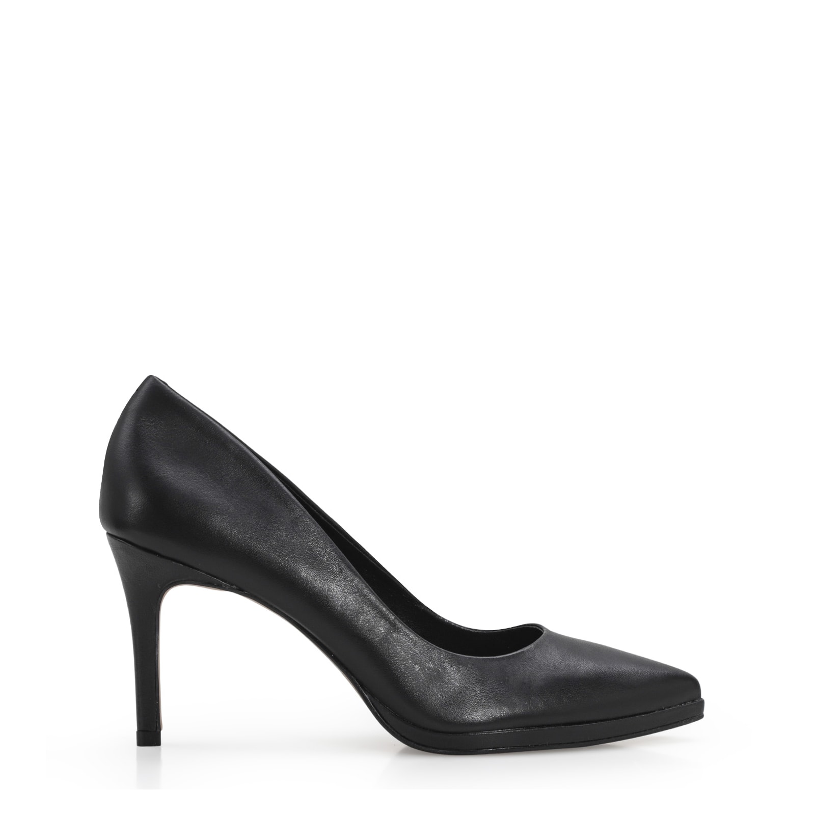 Scarpin Couro Preto