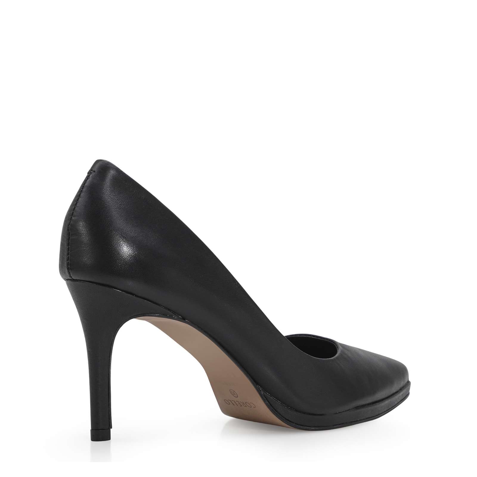 Scarpin Couro Preto