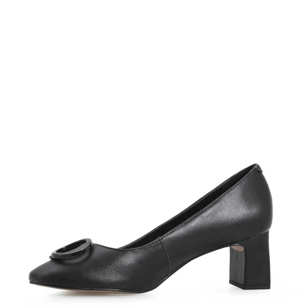 Scarpin Couro Preto - imagem 4