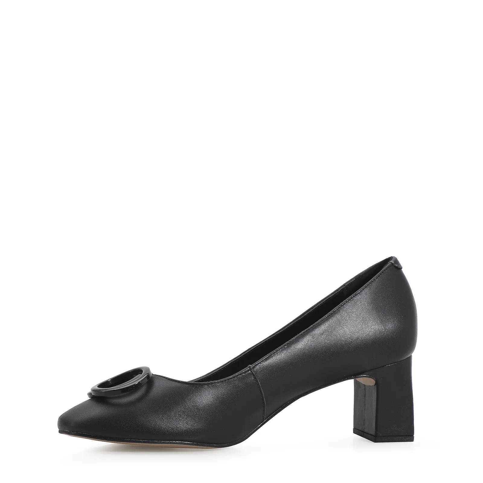Scarpin Couro Preto