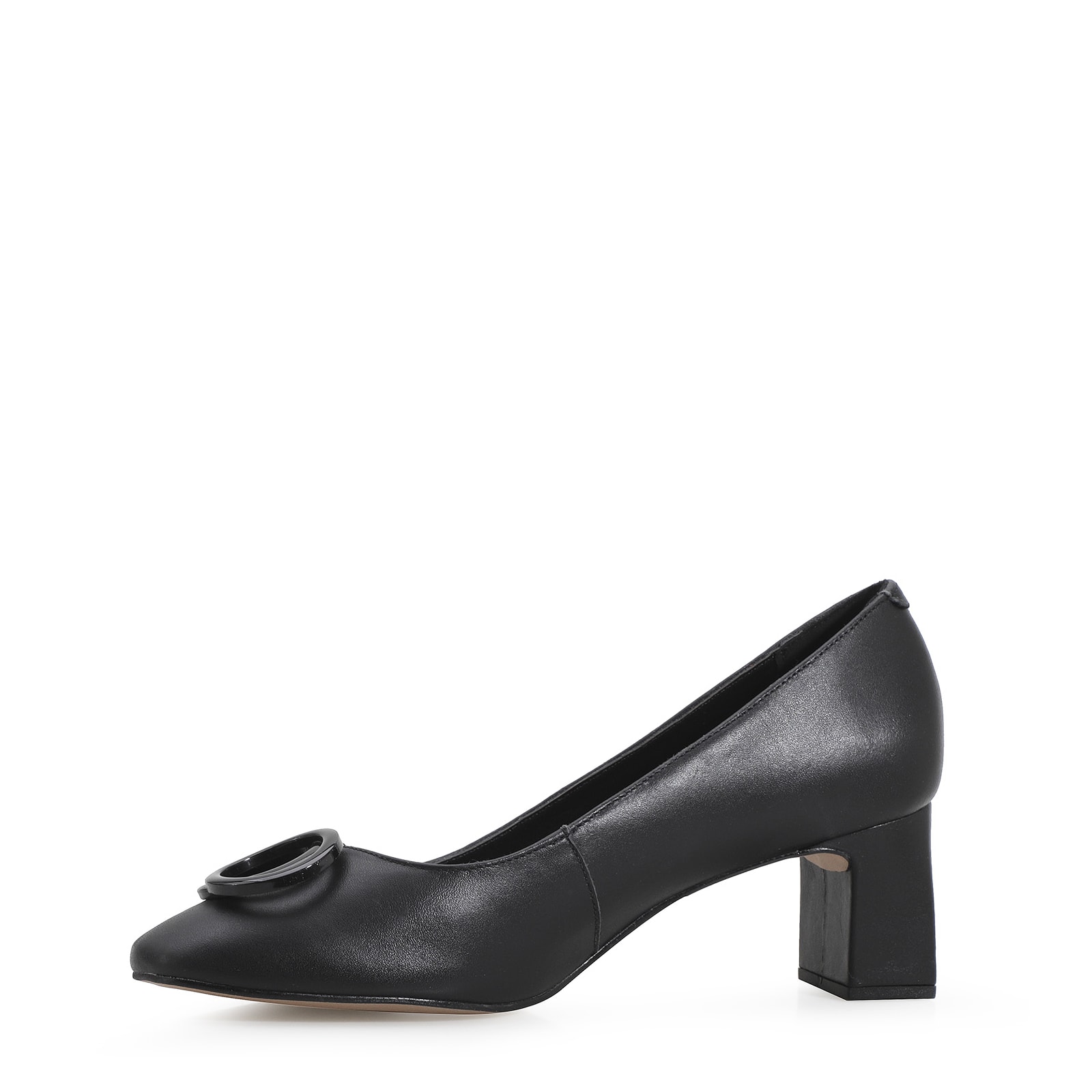 Scarpin Couro Preto