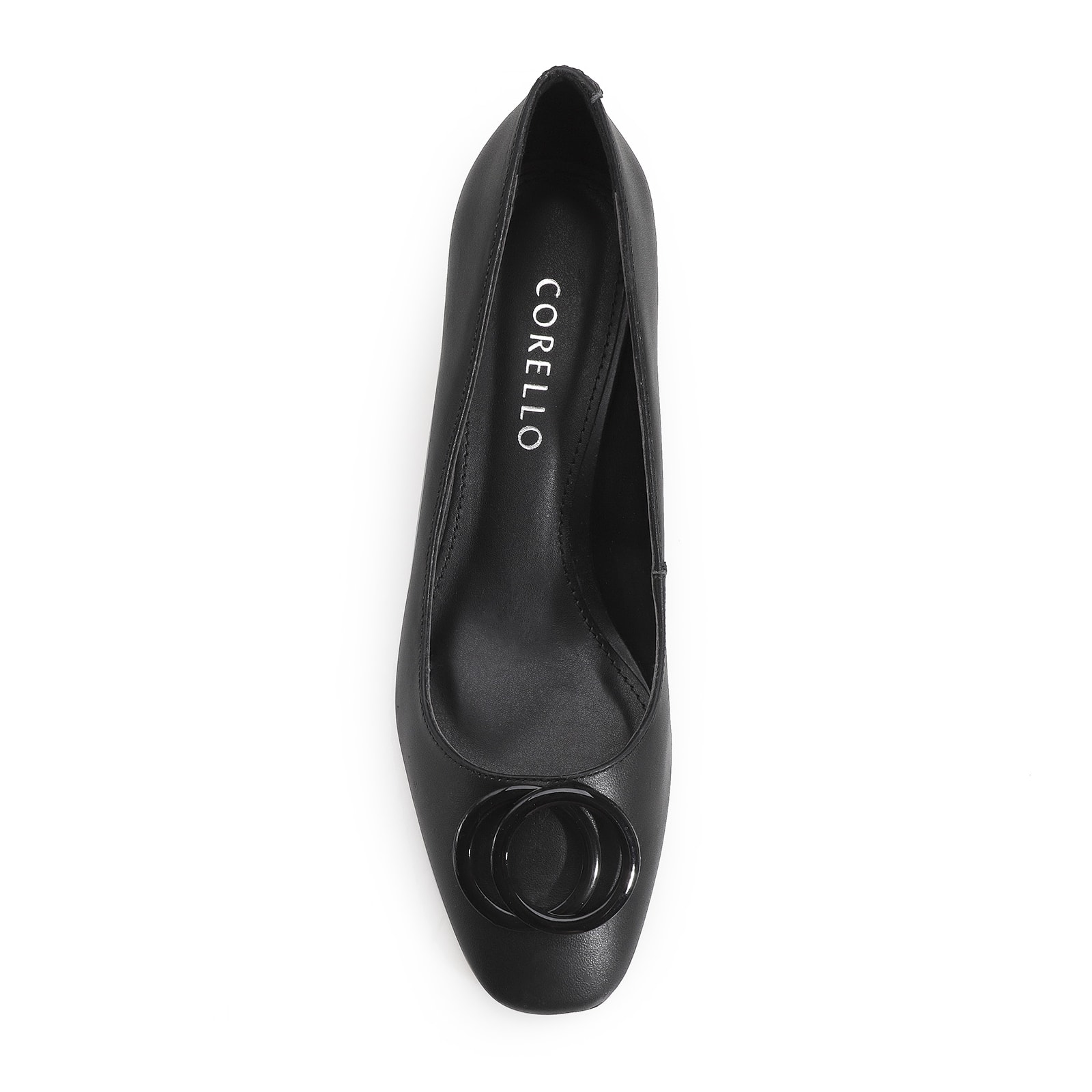 Scarpin Couro Preto