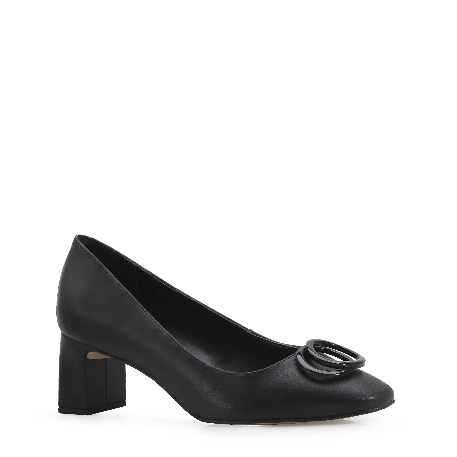 Scarpin Couro Preto