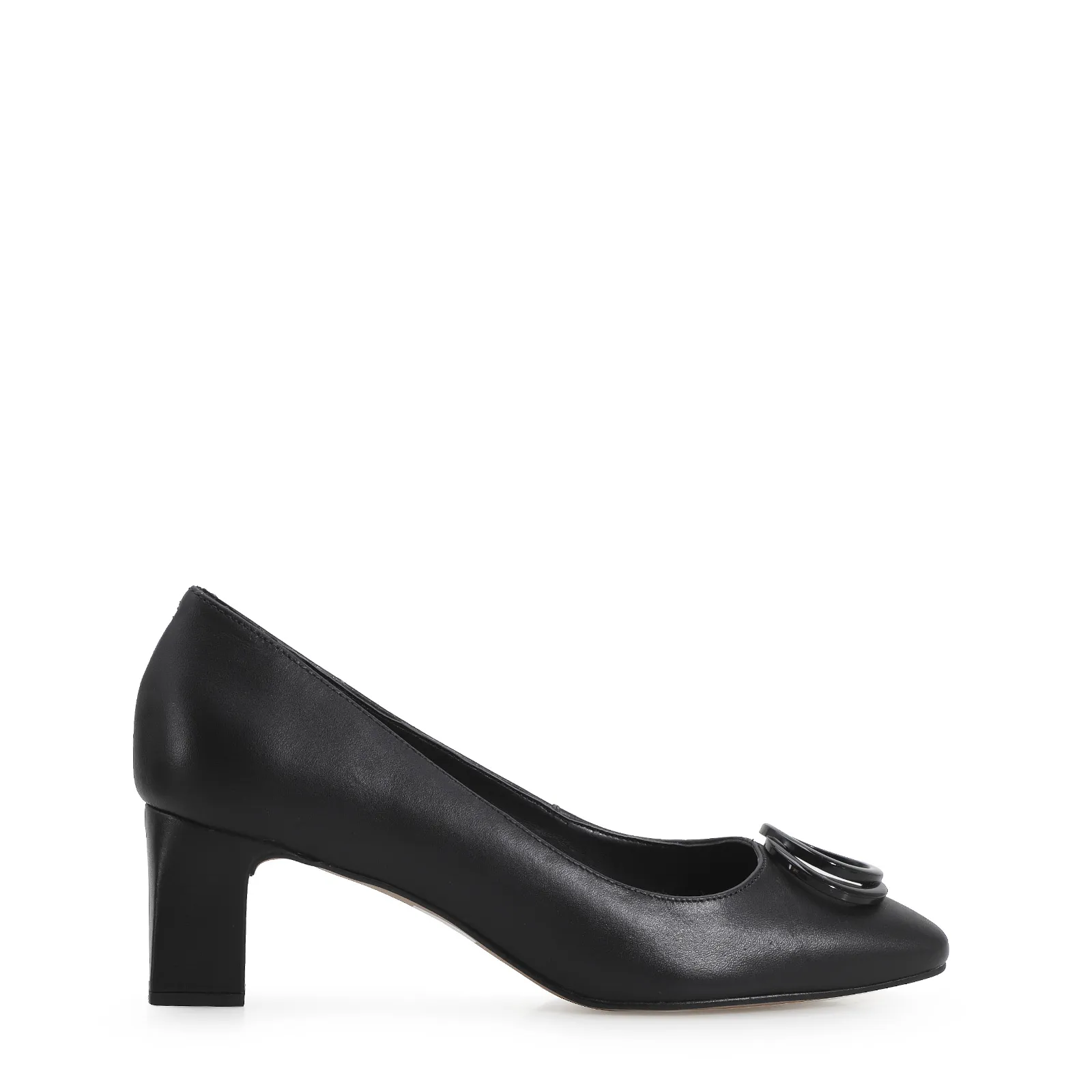 Scarpin Couro Preto