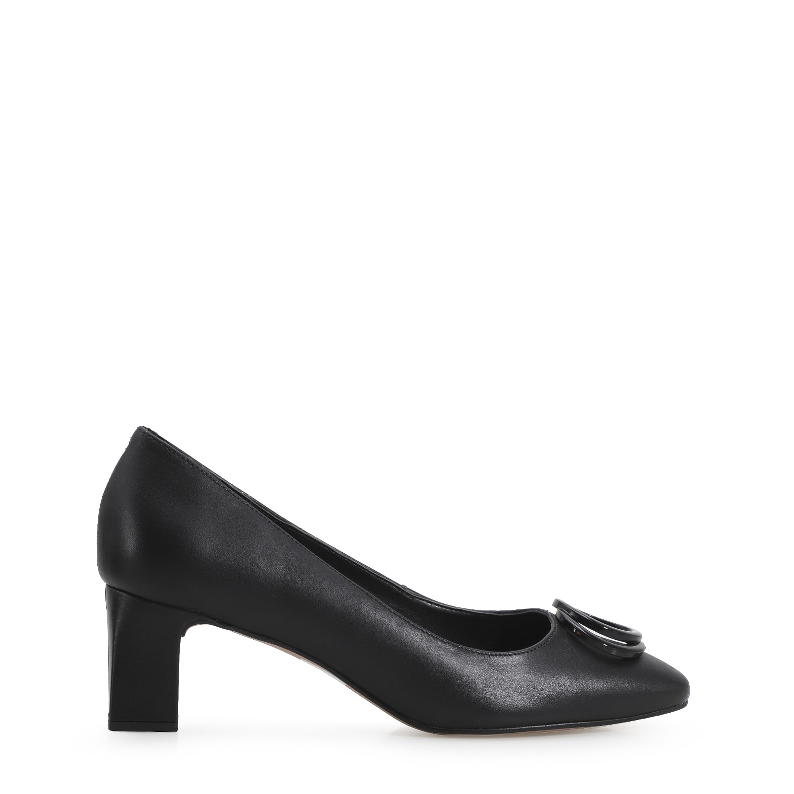 Scarpin Couro Preto