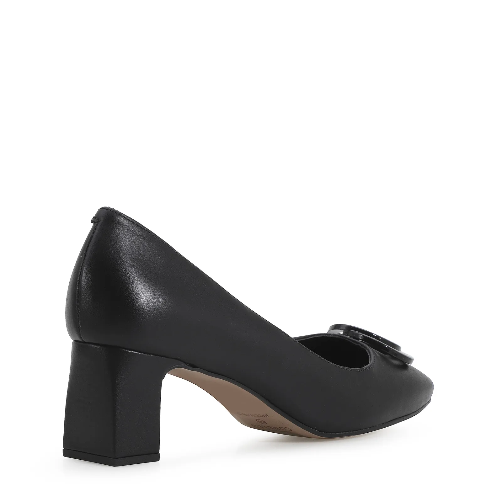 Scarpin Couro Preto
