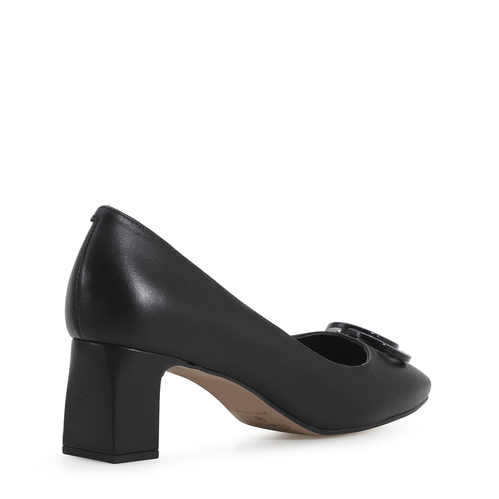 Scarpin Couro Preto