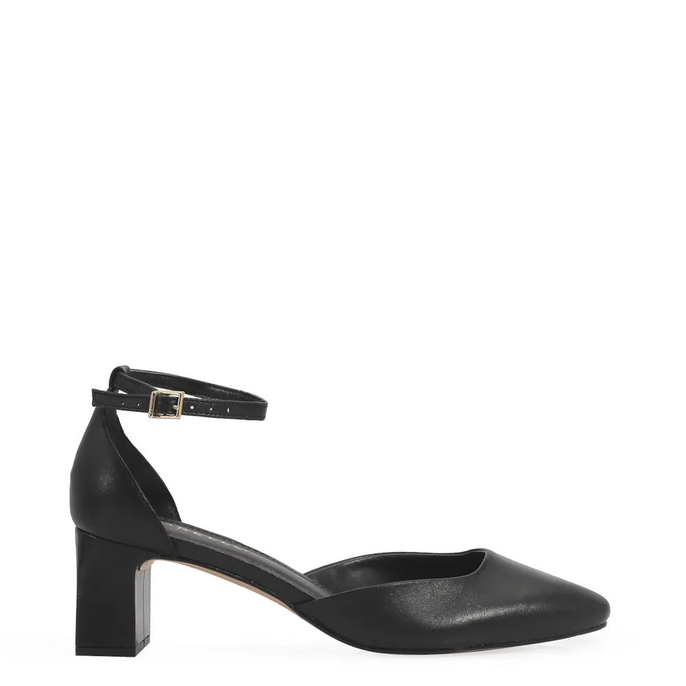 Scarpin Couro Preto - imagem 2