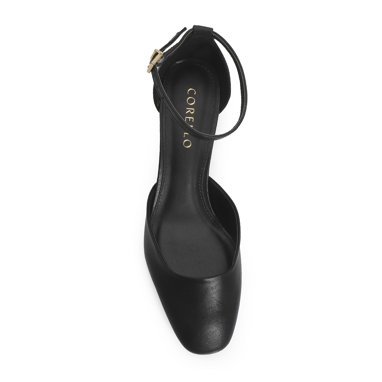 Scarpin Couro Preto