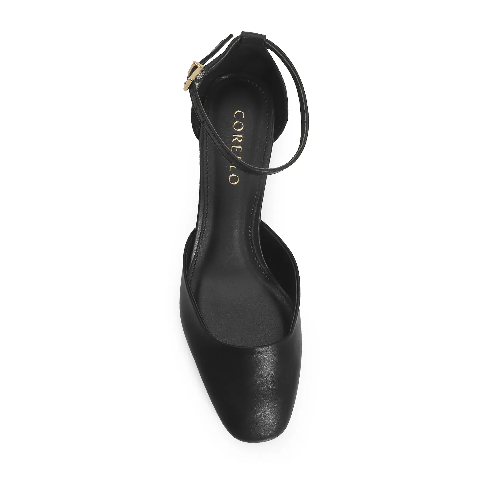 Scarpin Couro Preto