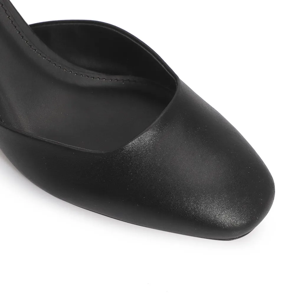 Scarpin Couro Preto - imagem 6