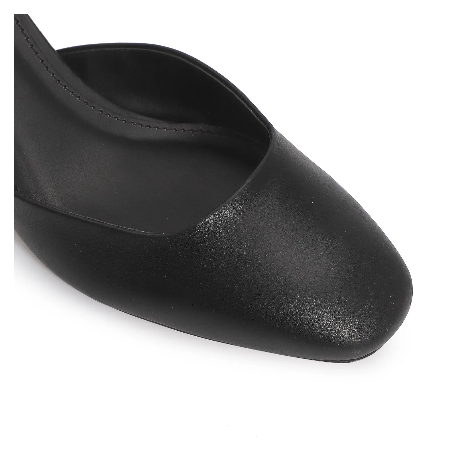 Scarpin Couro Preto