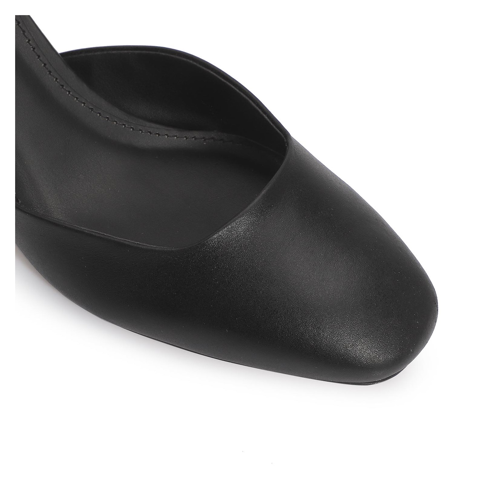 Scarpin Couro Preto