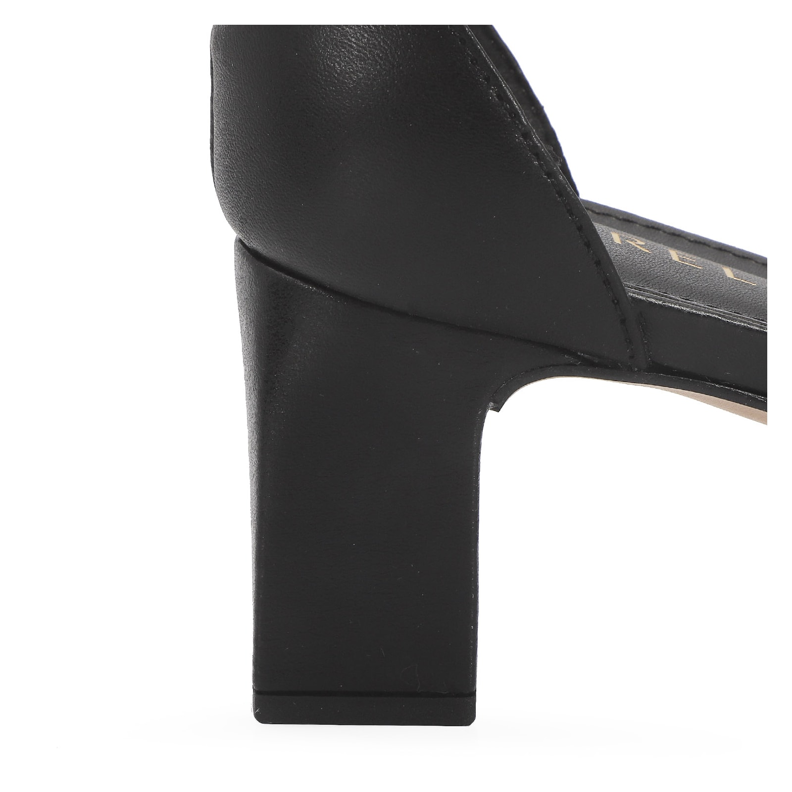 Scarpin Couro Preto