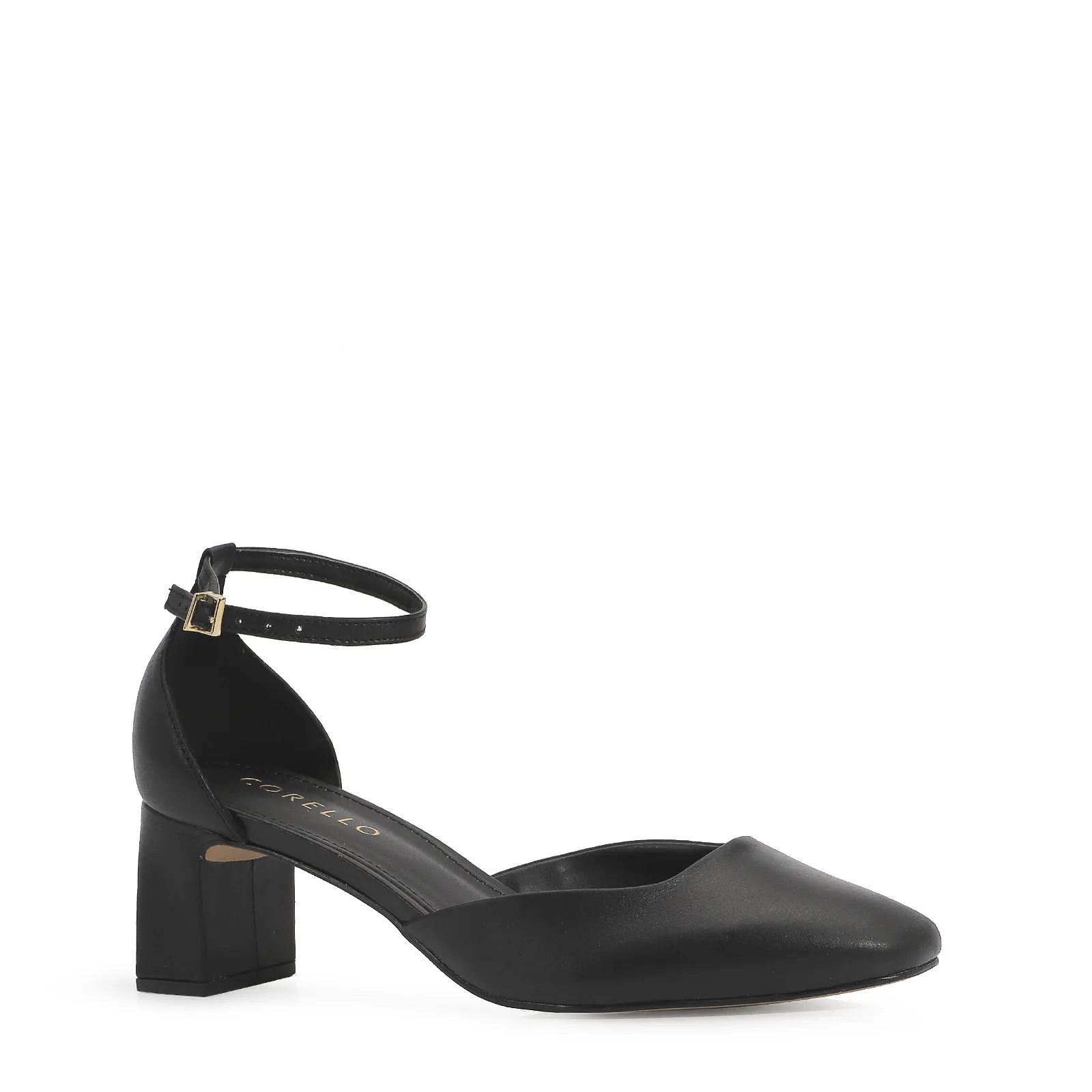Scarpin Couro Preto